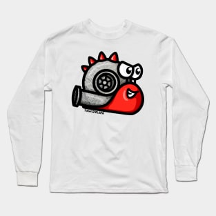 Turbo Snail - Turbosaurus (Red) Long Sleeve T-Shirt